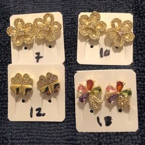 Fashion Earrings Bundle of 4 pairs